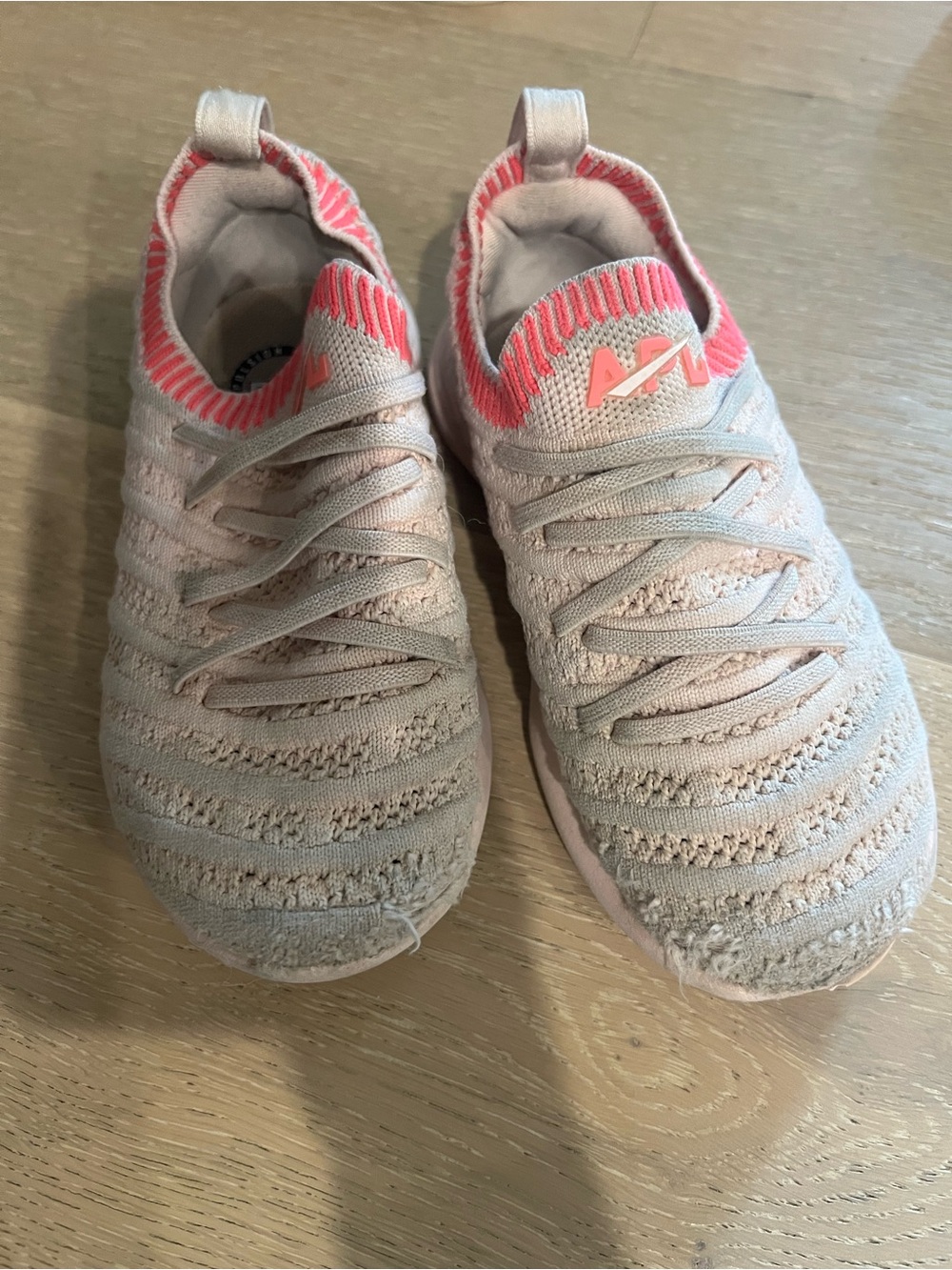APL kids pink slip on tennis shoes, 11